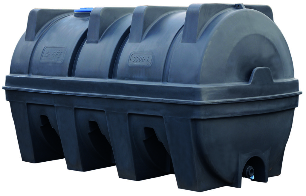 Monobloc Cilindervormige tank D1,2 - 5500L