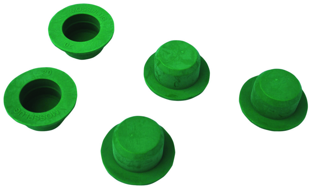 Set van 5 pluggen Ø 20 mm voerbak 15L