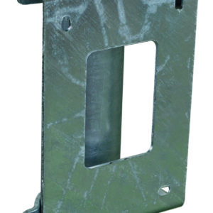 Bride galva pour fixation RESINOX sur poteau