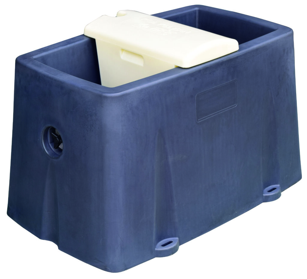 Drinkbak POLYCLEAN NC dubbel 42L/mn Niet verwarmend,
