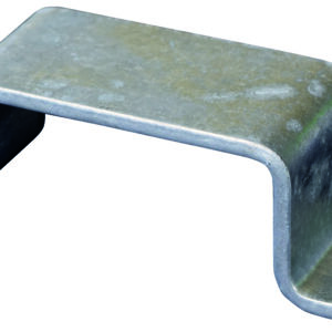 Paar vierkante halve flenzen voor 90 mm vierkante palen