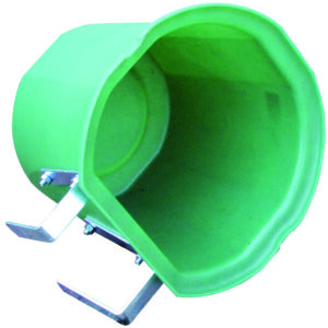 Mangeoire à crochets empilable 16 I., rotomoulée