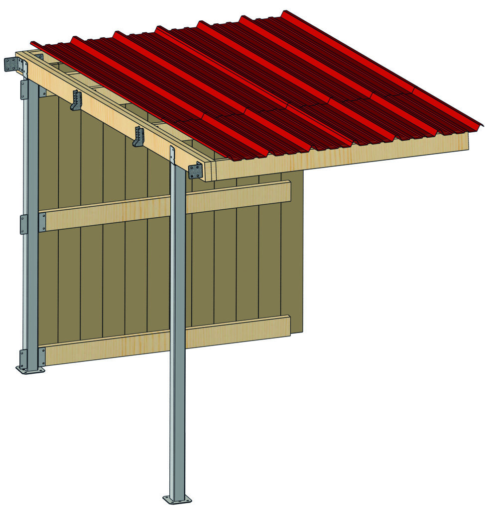 Verlenging Schuilstal 4 x 3m