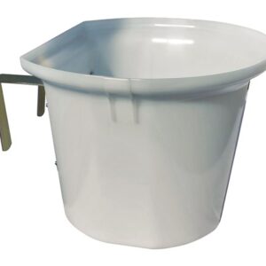 Hangende voerbak 17,5L wit