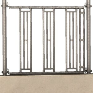 voerhek 185 cm L Ø 42,4/35mm