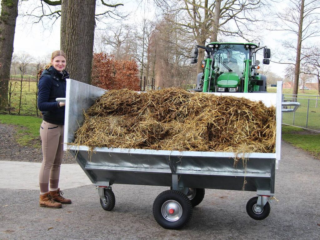 Mestkar met grote capaciteit 240cm B