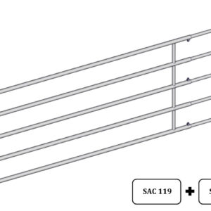 BARRIÈRE D'HERBAGE ECO AUTOLOCK – 3/4 M