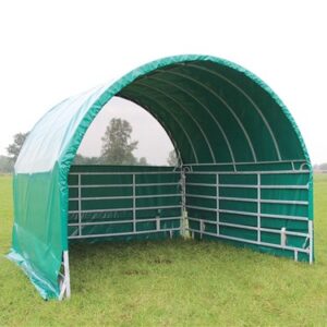 Weide tent met rond dak 3600 x 3600 x 3250 mm excl panelen