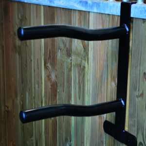 Porte-selle double fixe noir