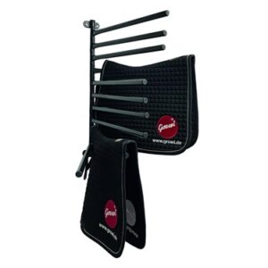 Dekenhouder Twist 10 beugels, Zwart